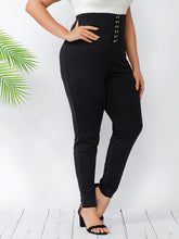 Leggings ajustados de cintura alta con botones y gancho para uso diario